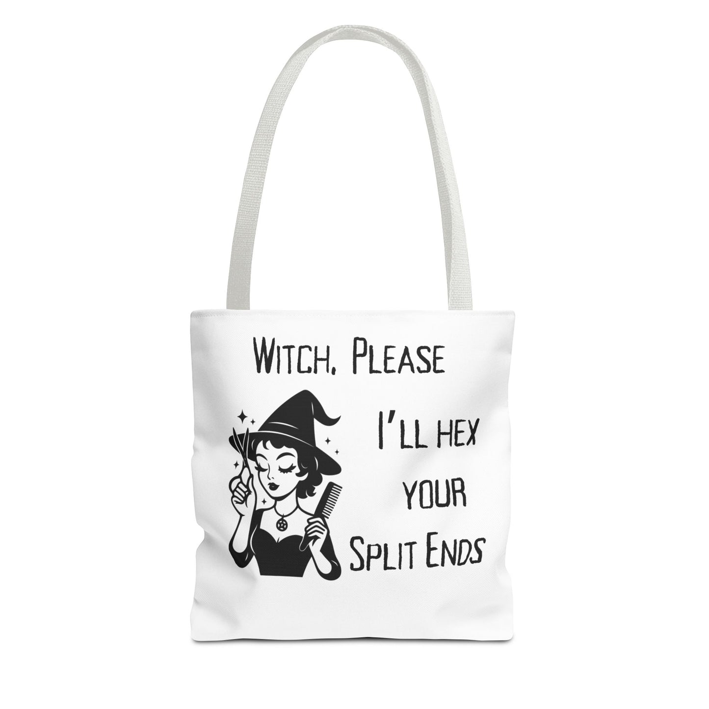 Witchy Hairstylist Tote Bag - Witch, please I'll hex your split ends