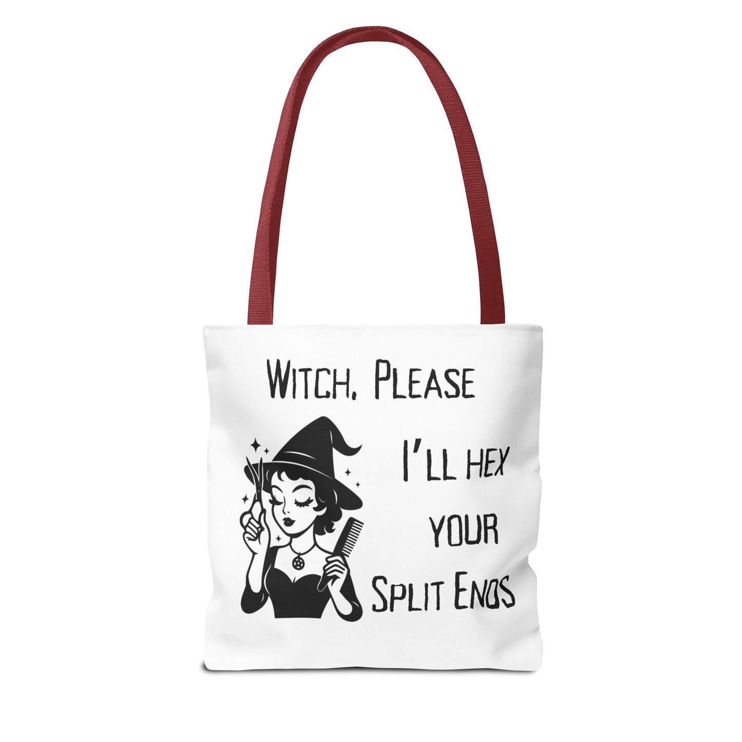 Witchy Hairstylist Tote Bag - Witch, please I'll hex your split ends