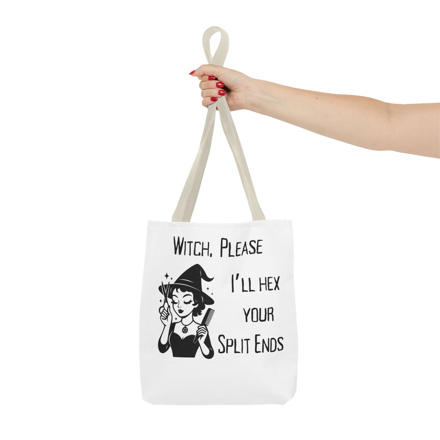 Witchy Hairstylist Tote Bag - Witch, please I'll hex your split ends