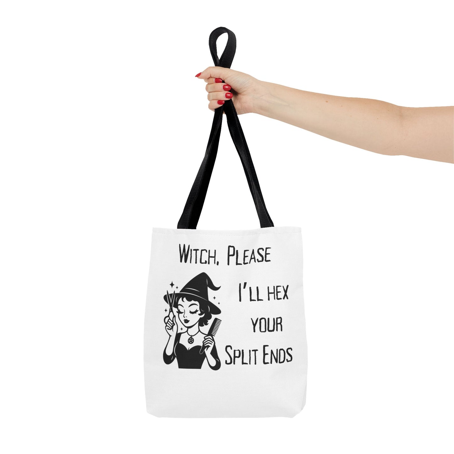 Witchy Hairstylist Tote Bag - Witch, please I'll hex your split ends