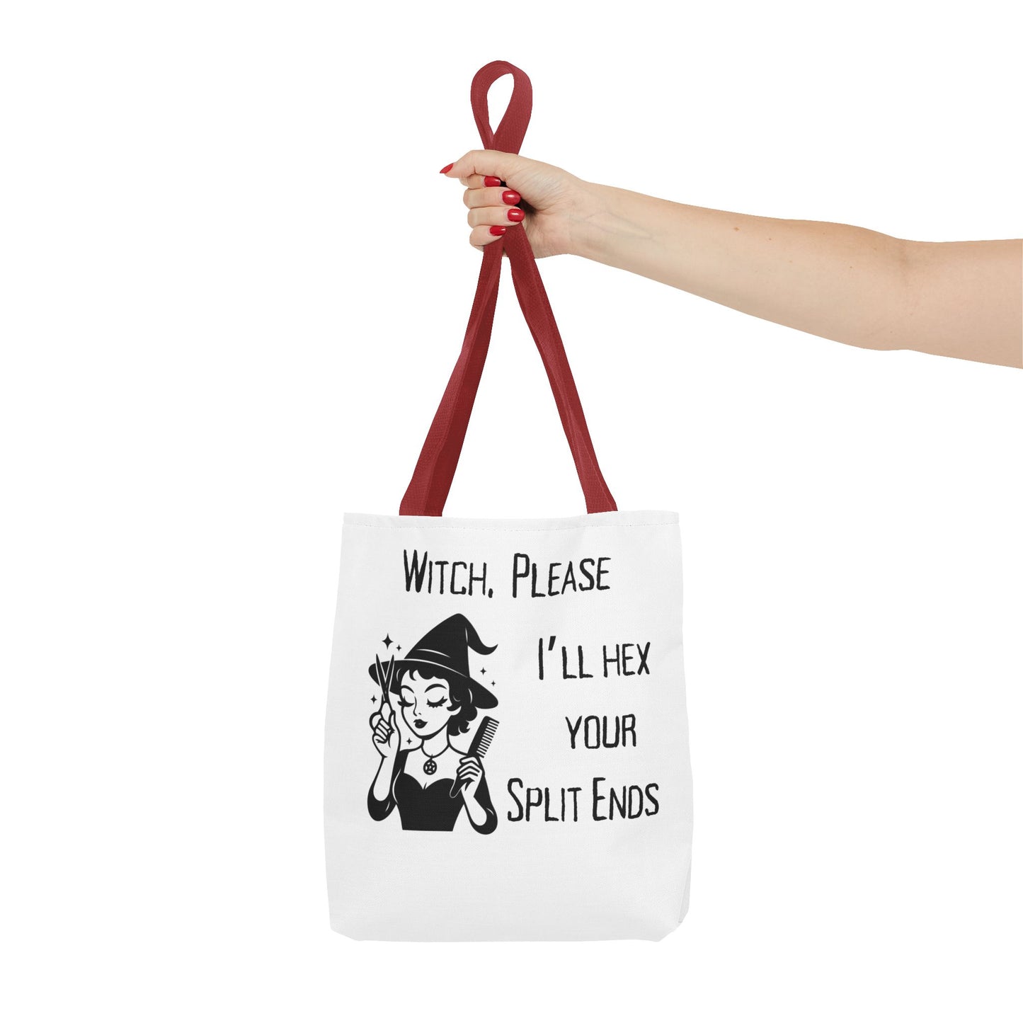 Witchy Hairstylist Tote Bag - Witch, please I'll hex your split ends