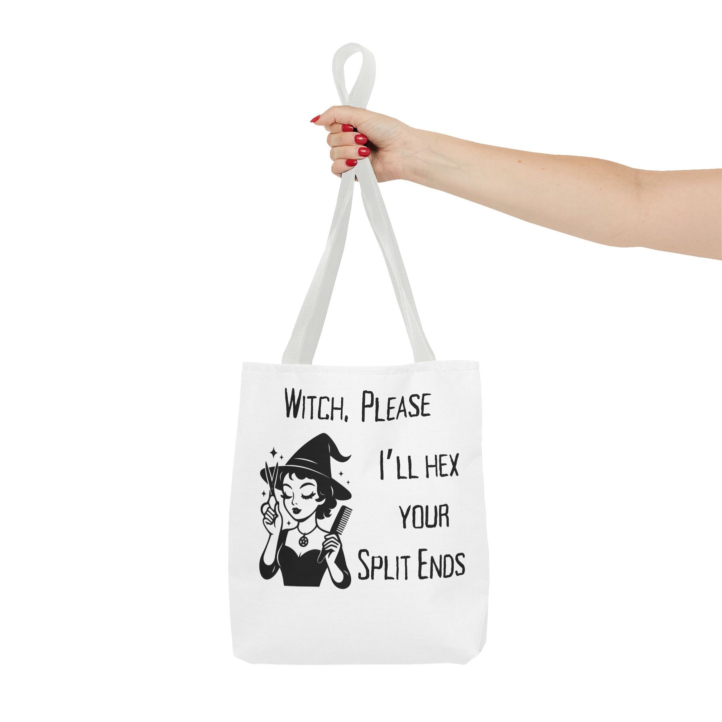 Witchy Hairstylist Tote Bag - Witch, please I'll hex your split ends