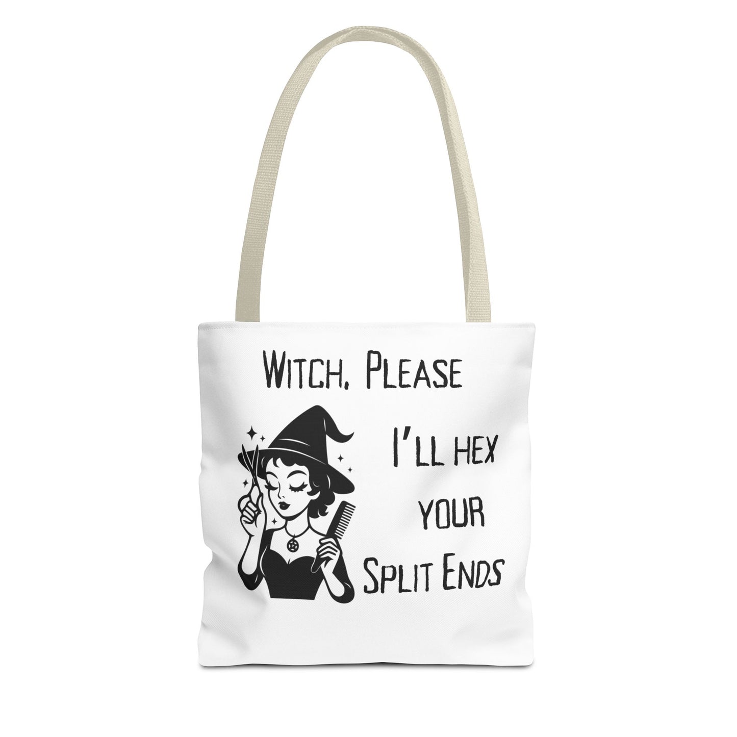 Witchy Hairstylist Tote Bag - Witch, please I'll hex your split ends