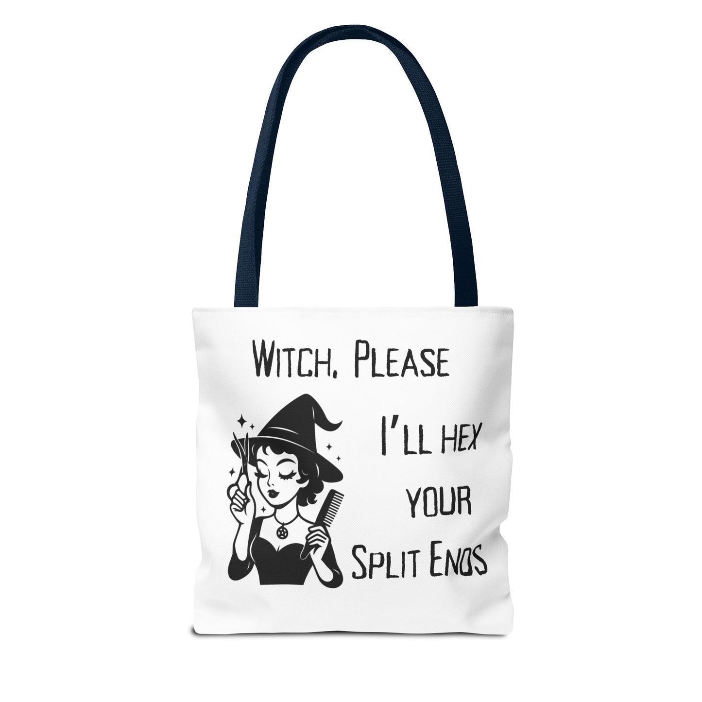 Witchy Hairstylist Tote Bag - Witch, please I'll hex your split ends