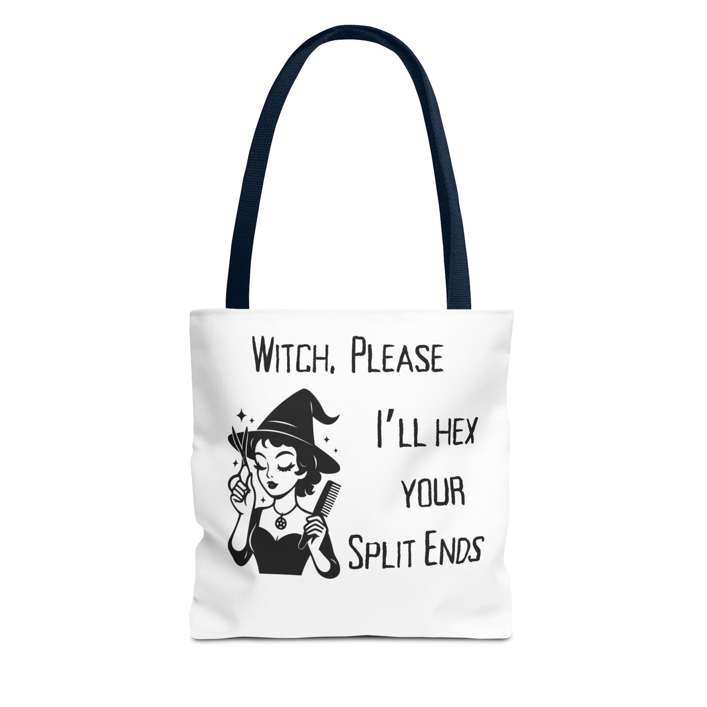 Witchy Hairstylist Tote Bag - Witch, please I'll hex your split ends