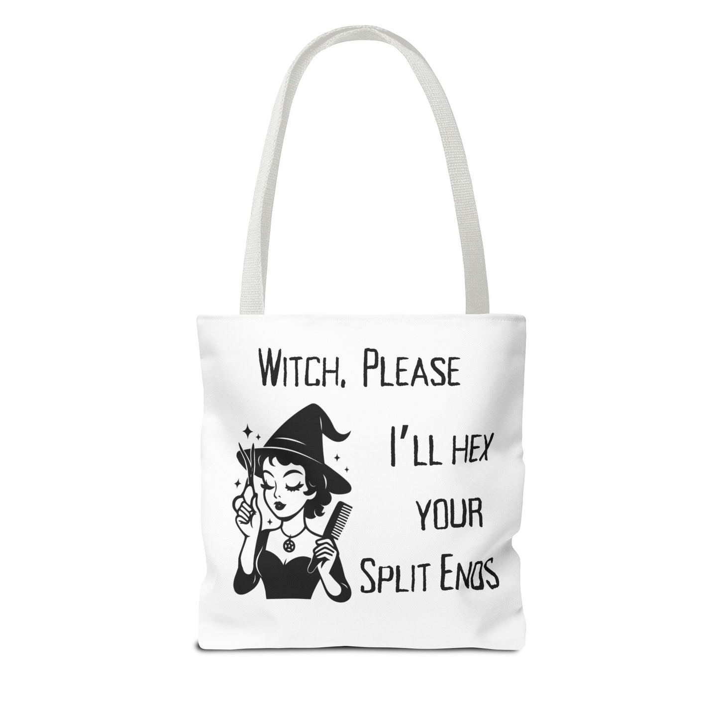 Witchy Hairstylist Tote Bag - Witch, please I'll hex your split ends