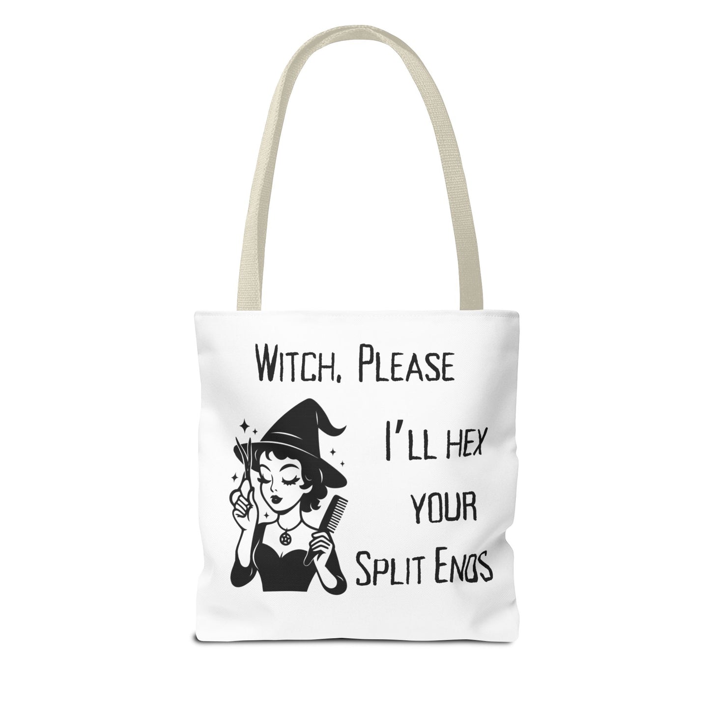 Witchy Hairstylist Tote Bag - Witch, please I'll hex your split ends