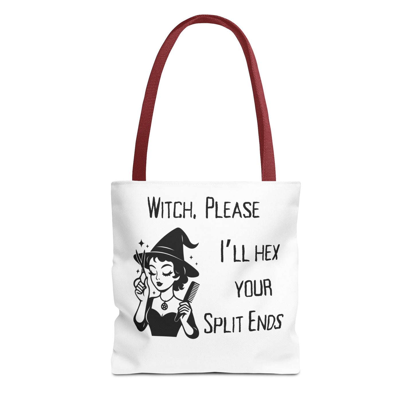 Witchy Hairstylist Tote Bag - Witch, please I'll hex your split ends